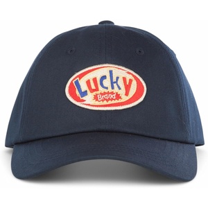 image:imageLucky Brand Classic Cotton Adjustable  Dad Hat  Baseball Cap  Golf  Fishing  Low Profile  5 Panel DesignEmbroidered Patch  Navy