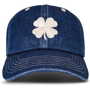 image:imageLucky Brand Classic Cotton Adjustable  Dad Hat  Baseball Cap  Golf  Fishing  Low Profile  5 Panel DesignLucky Clover  Light Denim