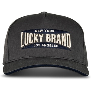 image:imageLucky Brand Classic Cotton Adjustable  Dad Hat  Baseball Cap  Golf  Fishing  Low Profile  5 Panel DesignNyLa  Dark Grey