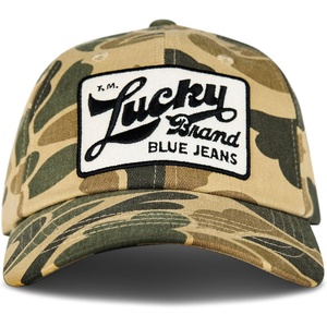 image:imageLucky Brand Classic Cotton Adjustable  Dad Hat  Baseball Cap  Golf  Fishing  Low Profile  5 Panel DesignPatch  Camo