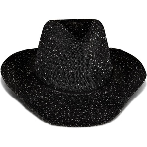 image:imageLucky Brand Womens Straw Cowboy Hat  Rope Design  Western  Style  Fashion  Sun Protection  BreathableMetallic Straw  Black