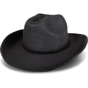 image:imageLucky Brand Womens Straw Cowboy Hat  Rope Design  Western  Style  Fashion  Sun Protection  BreathableWoven Western  Black