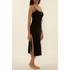 image:imageLucky Brand Womens Avila Rib Midi Dress Casual Beach Cover Ups for WomenBlack