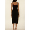 image:imageLucky Brand Womens Avila Rib Midi Dress Casual Beach Cover Ups for WomenBlack