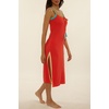 image:imageLucky Brand Womens Avila Rib Midi Dress Casual Beach Cover Ups for WomenScarlet