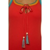 image:imageLucky Brand Womens Avila Rib Midi Dress Casual Beach Cover Ups for WomenScarlet