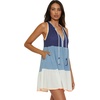 image:imageLucky Brand Womens Lagos Tiered Dress Casual Beach Cover Ups for WomenNavy