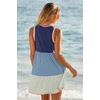 image:imageLucky Brand Womens Lagos Tiered Dress Casual Beach Cover Ups for WomenNavy