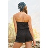 image:imageLucky Brand Womens Laguna Short Romper Casual Pull On Beach Cover Ups for WomenBlack