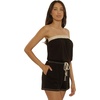 image:imageLucky Brand Womens Laguna Short Romper Casual Pull On Beach Cover Ups for WomenBlack