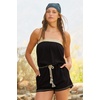 image:imageLucky Brand Womens Laguna Short Romper Casual Pull On Beach Cover Ups for WomenBlack