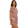 image:imageLucky Brand Womens Verona Chiffon Tunic Casual Beach Cover Ups for WomenMulticolor
