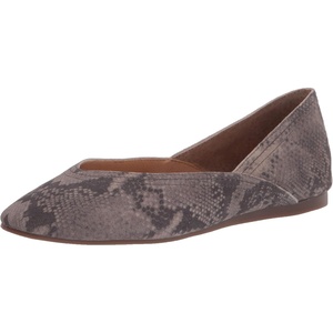 image:imageLucky Brand Womens Womens Alba Ballet Square Toe FlatsDriftwood