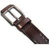 image:imageLucky Brand Mens Genuine Leather Belt  Classic  Casual  Everyday  Western  American Heritage  Metal BucklePerforated  Brown