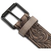 image:imageLucky Brand Mens Genuine Leather Belt  Classic  Casual  Everyday  Western  American Heritage  Metal BuckleWestern Embossed  Brown