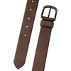 image:imageLucky Brand Mens Jeans Leather Belt Classic Casual Dress Everyday American Heritage Genuine Leather Metal BuckleBevelved Edge  Brown