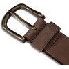 image:imageLucky Brand Mens Jeans Leather Belt Classic Casual Dress Everyday American Heritage Genuine Leather Metal BuckleBevelved Edge  Brown