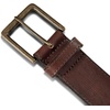 image:imageLucky Brand Mens Jeans Leather Belt Classic Casual Dress Everyday American Heritage Genuine Leather Metal BuckleDenim Inlay  Brown