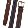 image:imageLucky Brand Mens Jeans Leather Belt Classic Casual Dress Everyday American Heritage Genuine Leather Metal BuckleDenim Inlay  Brown