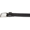 image:imageLucky Brand Mens Stitched Genuine Leather Belt  Classic  Casual  Dress  Everyday  Western  Metal BuckleDouble Stitch  Black