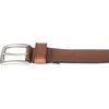 image:imageLucky Brand Mens Stitched Genuine Leather Belt  Classic  Casual  Dress  Everyday  Western  Metal BuckleDouble Stitch  Tan