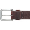 image:imageLucky Brand Mens Stitched Genuine Leather Belt  Classic  Casual  Dress  Everyday  Western  Metal BuckleLeather Keeper  Brown
