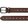 image:imageLucky Brand Mens Stitched Genuine Leather Belt  Classic  Casual  Dress  Everyday  Western  Metal BuckleStitch Detail  Brown