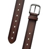 image:imageLucky Brand Mens Stitched Genuine Leather Belt  Classic  Casual  Dress  Everyday  Western  Metal BuckleStitch Detail  Brown