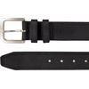image:imageLucky Brand Mens Stitched Genuine Leather Belt  Classic  Casual  Dress  Everyday  Western  Metal BuckleTriple Needle Stitch  Black