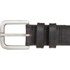 image:imageLucky Brand Mens Stitched Genuine Leather Belt  Classic  Casual  Dress  Everyday  Western  Metal BuckleTriple Needle Stitch  Black