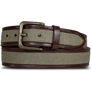 image:imageLucky Brand Mens Jeans Leather Belt Classic Casual Dress Everyday American Heritage Genuine Leather Metal BuckleLeather Canvas  Khaki