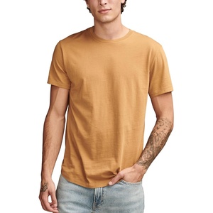 image:imageLucky Brand Mens Supima Short Sleeve CrewGolden Brown