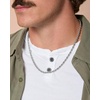 image:imageLucky Brand Mens Rope Chain and Bracelet Set Stainless Steel 22 Necklace and Bracelet Set