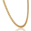 image:imageLucky Brand Mens Stainless Steel Curb Chain Necklace  20 Gold TonePlated 316L Stainless Steel
