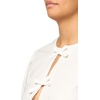 image:imageLucky Brand Womens Babydoll Flyaway BlouseBright White