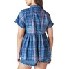 image:imageLucky Brand Womens Babydoll Tunic ShirtBlue Tie Dye