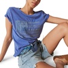image:imageLucky Brand Womens Bandana Flag Emb Classic CrewSodalite Blue