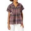 image:imageLucky Brand Womens Babydoll Tunic ShirtPurple Multi