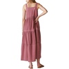 image:imageLucky Brand Womens Lucky Brand Womens Lace Tiered Knit Maxi DressRose Brown