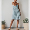 image:imageLucky Brand Womens Tiered Floral Mini DressBlue Multi