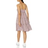 image:imageLucky Brand Womens Tiered Floral Mini DressBrown Multi