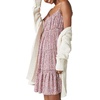 image:imageLucky Brand Womens Tiered Floral Mini DressBrown Multi