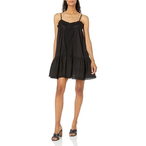 image:imageLucky Brand Womens Lucky Brand Womens Drop Waist Embroidered Mini DressCaviar
