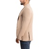 image:imageLucky Brand Mens Knit Blazer Sportcoat Rayon Polyester Blend Slim Fit Plaid 2 Button Notch CollarCamel