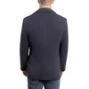 image:imageLucky Brand Mens Knit Blazer Sportcoat Rayon Polyester Blend Slim Fit Plaid 2 Button Notch CollarNavy