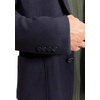 image:imageLucky Brand Mens Knit Blazer Sportcoat Rayon Polyester Blend Slim Fit Plaid 2 Button Notch CollarNavy