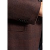 image:imageLucky Brand Mens Knit Sportcoat Slim Fit Rayon Polyester Spandex Glen Plaid Notch Collar 2 Button ClosureBurgundy