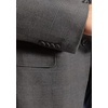 image:imageLucky Brand Mens Knit Sportcoat Slim Fit Rayon Polyester Spandex Glen Plaid Notch Collar 2 Button ClosureCharcoal