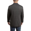 image:imageLucky Brand Mens Knit Sportcoat Slim Fit Rayon Polyester Spandex Glen Plaid Notch Collar 2 Button ClosureCharcoal