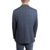 image:imageLucky Brand Mens Knit Sportcoat Slim Fit Rayon Polyester Spandex Glen Plaid Notch Collar 2 Button ClosureNavy